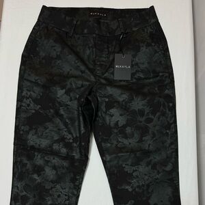 COPY - Mckayla Mid Rise Women's Pants Size 27 Casual Floral Black Business Meta…
